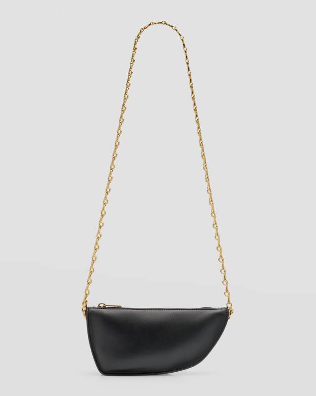 Shield Micro Leather Shoulder Bag